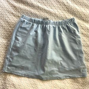 Nike light blue tennis skirt with built in short liner